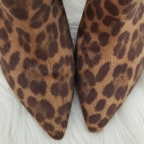 Nine West Leopard Textured Ankle Booties - Picture 2 of 9